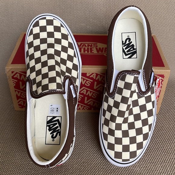 Vans Classic Slip-On Checkerboard Randrm / True White WMNS - Picture 11 of 16